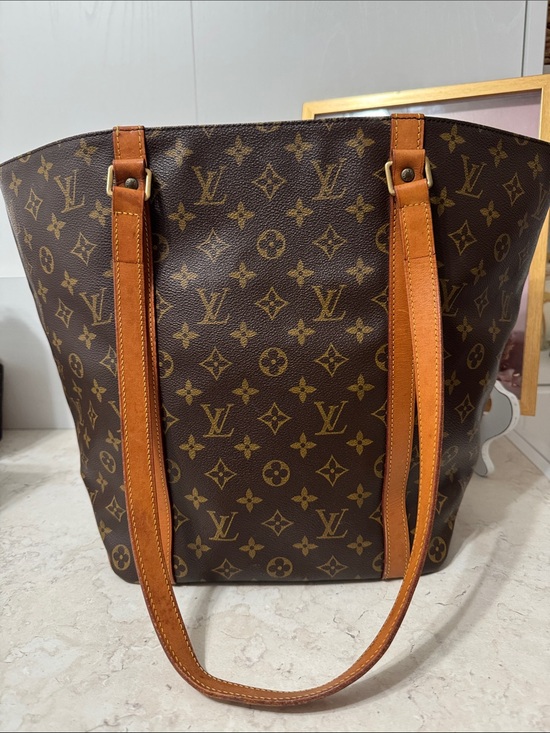 Louis Vuitton Handbags - Louis Vuitton Monogram shopper Tote with Vachetta Leather Straps with COA